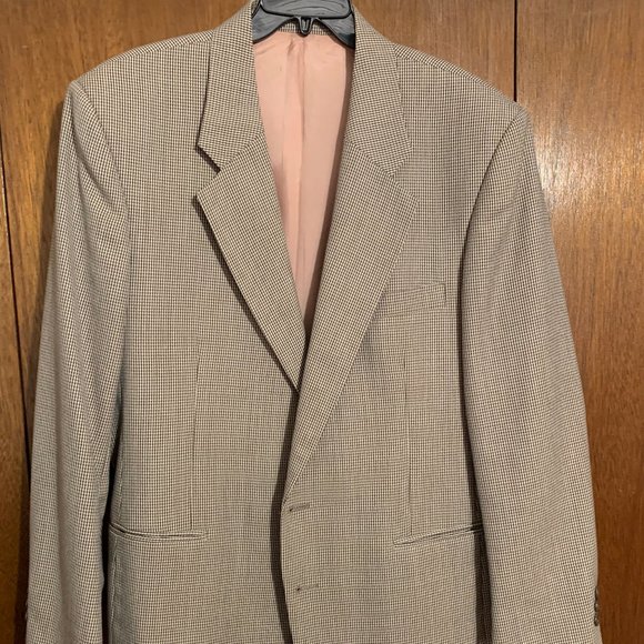 Other - Vintage Patterned Pink/Grey Blazer